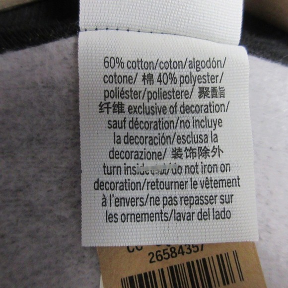 PINK Victoria's Secret Sweatshirt Women XL Buffalo Plaid Oversized Lounge 398 - Picture 4 of 11